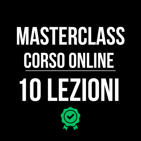 MASTERCLASS ONLINE | GUIDA SICURA| 10 LEZIONI